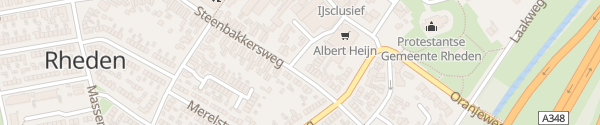 Karte Steenbakkersweg Rheden