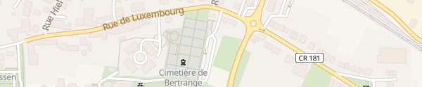 Karte Rue de Luxembourg Bertrange