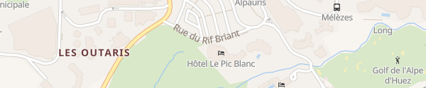 Karte Hôtel le Pic Blanc Huez
