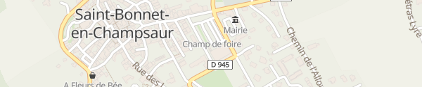 Karte Rue du 11 Novembre Saint-Bonnet-en-Champsaur