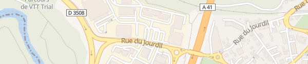 Karte Allée Jean Mermoz Cran-Gevrier