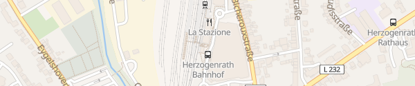 Karte Bahnhof Herzogenrath