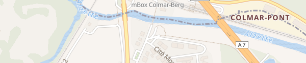 Karte Parking Cité Morisacker Colmar-Berg
