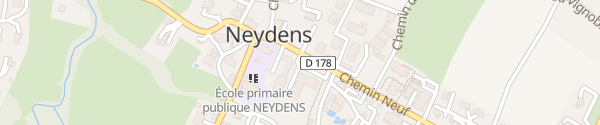 Karte Mairie Neydens