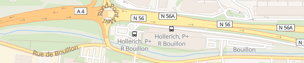 Karte P+R Bouillon Luxembourg