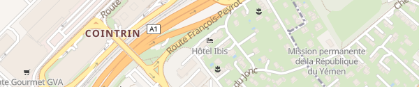 Karte Ibis Hotel Flughafen Cointrin