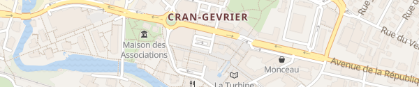Karte Rue du Parc Annecy