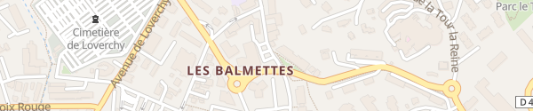 Karte Faubourg des Balmettes Annecy