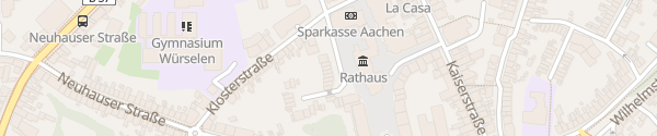 Karte Rathaus Würselen