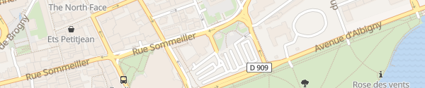 Karte Rue Guillaume Fichet Annecy