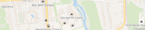 Karte Garage M. Losch Bereldange