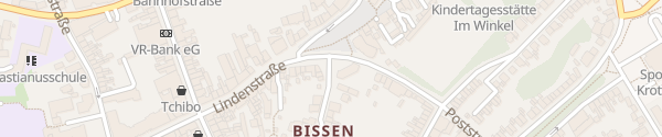 Karte Post Bissener Straße Würselen