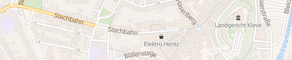 Karte Parkhaus Stechbahn Kleve