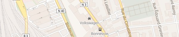 Karte Garage M. Losch Bonnevoie Luxembourg