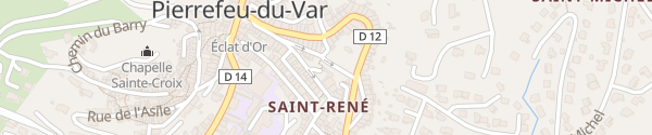 Karte Rue Docteur Edmond Mercier Pierrefeu-du-Var