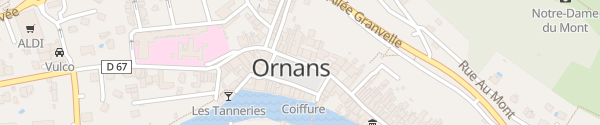 Karte Place Gustave Vernier Ornans