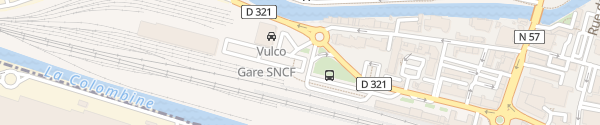 Karte Avenue de la Gare Vesoul