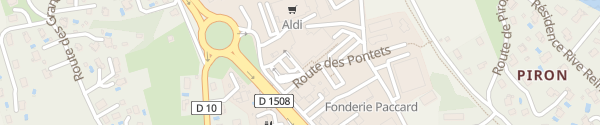 Karte Carrefour Sevrier