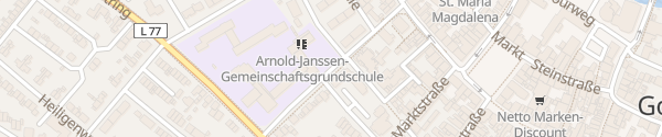 Karte Arnold-Janssen-Schule Goch
