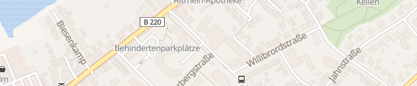 Karte Ferdinandstraße Kleve