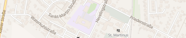 Karte Schule/Kirche Pfalzdorf Goch