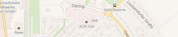 Karte ALDI Süd Pfalzdorfer Straße Goch