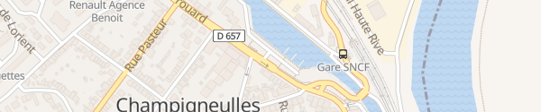 Karte Port Champigneulles