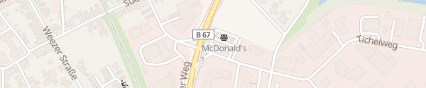 Karte McDonald's Goch