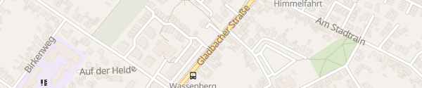 Karte Gladbacher Straße Wassenberg