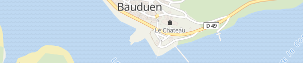 Karte Rue des Jardins Bauduen
