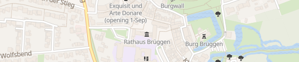Karte E-Bike-Station Rathaus Brüggen