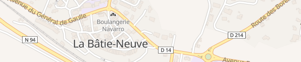 Karte Mairie La Bâtie-Neuve