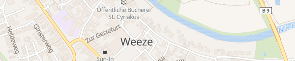 Karte Gemeindeverwaltung Weeze