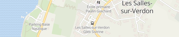 Karte Pl. Sainte-Anne Les Salles-sur-Verdon