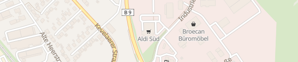 Karte ALDI Süd Weeze