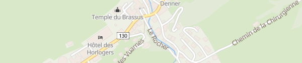 Karte Place du Village Le Brassus