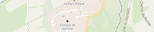 Karte Clinique Genolier - Réception Genolier