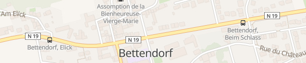 Karte Ortsmitte Bettendorf
