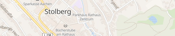 Karte Parkhaus Rathaus Zentrum Stolberg