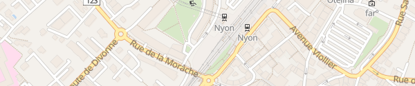 Karte Veloparkplatz Nyon