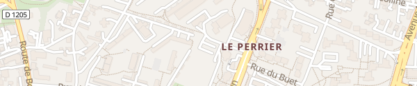 Karte Rue du Sentier Annemasse