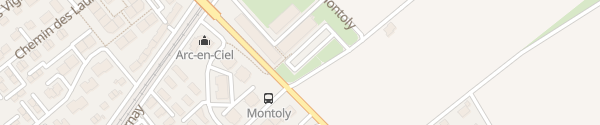 Karte Parkplatz Montoly Gland