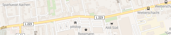 Karte Lidl Dürener Straße Eschweiler