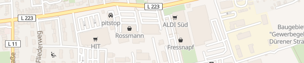 Karte Lidl Dürener Straße Eschweiler