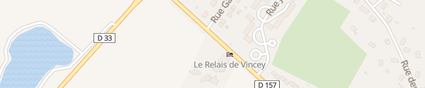 Karte Domaine du Relais de Vincey Vincey