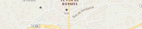 Karte Parking Du Pin Bormes-les-Mimosas