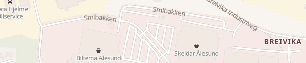 Karte Ragde Breiviksenteret Ålesund