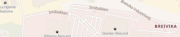 Karte Kople Breiviksenteret Ålesund