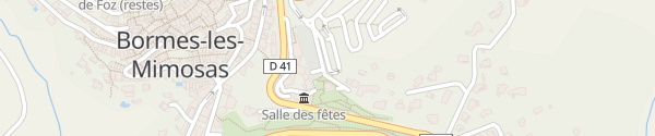 Karte Place Saint-François Bormes-les-Mimosas