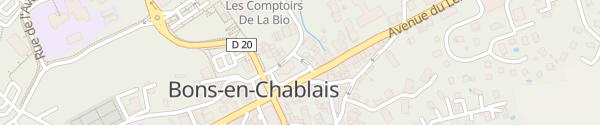 Karte Mairie Bons-en-Chablais